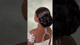 Love me a clean #bridalupdo