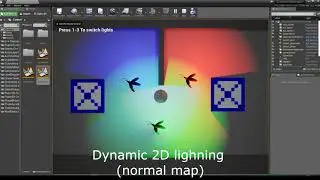 [UE4] 2D Occlusion lighting and shadows plugin
