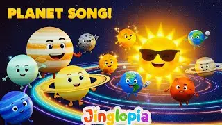 Peek a Boo Planet Song | Nursery Rhyme for Toddlers & Preschool Kids | Jinglopia Rhymes