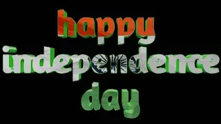 Happy independence day text editing tutorial kinemaster  independence day special by tech in hindi