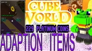 Cube World: ADAPTION ITEM l ADAPTAR UN ITEM CON PLATINUM COIN