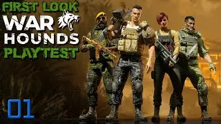 Warhounds Gameplay: XCOM Tactics Meets Jagged Alliance / Playtest / Turn-Based Combat / Tactics / 01