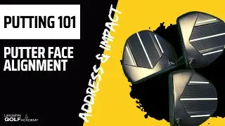 Putter face alignment at address and impact