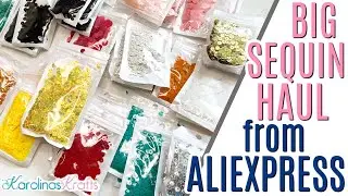 Aliexpress Sequins Haul, HUGE Sequins Haul from Aliexpress