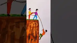Always beware of fake friend's 😅 #art #youtubeshorts #shorts #short