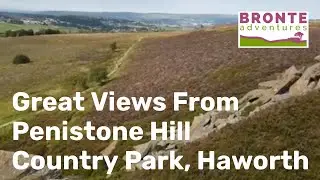 Great Views From Penistone Hill Country Park, Haworth, West Yorkshire