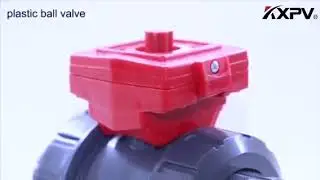 pvdf double union socket ball valve high temperature durable dn100 plastic pvdf double union socket