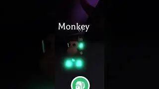 MEGA NEON MONKEY! In Adopt Me! Roblox Adopt Me! Mega Neon Pet! (Trick 1)