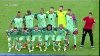 Ronaldo takes selfie with a fan - Portugal vs Wales - Euro 2016