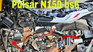 Pulsar N150 bs6 current problem solve in wiring details Pulsar bs6 bike