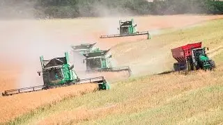 Big harvest on Slovakia 2016 [ DONAU FARM JOHN DEERE ]