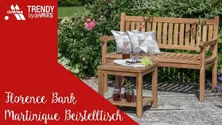 deVries Florence Bank & Martinique Beistelltisch / Produktvideo