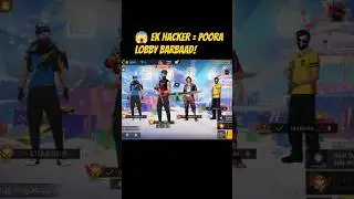 😱Ek hacker = poora lobby barbaad! 😭#supportme #ff#hack #gameplay #viralshort