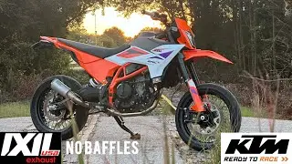 Снятие выхлопной трубы KTM 390 SMC R IXIL &mdash; Мы гоняем на картингах в час пик