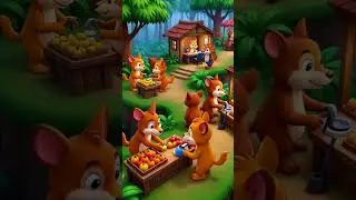 एक घने जंगल में 50 जानवर रहते थे#cartoon#shorts#story#video#animation