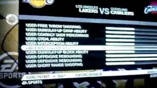 THIS IS me makin optimusP76 quit in NBA LIVE 10