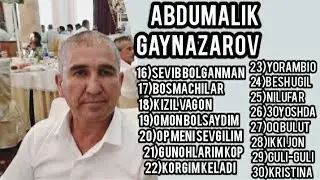 ABDUMALIK GAYNAZAROV - ALBOM DASTURI (2-qism)