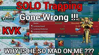 KVK - Одиночная ловушка пошла не так!!! Lords Mobile - GameF1rst #lordsmobile #kvk