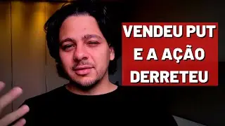 VENDA DE PUT – O QUE FAZER QUANDO A AÇÃO CAI MUITO – MANEJOS DE VENDA DE PUT