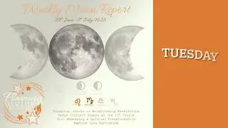 The Weekly Moon Report 29th June - 5th July 2025