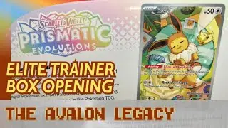 Pok&eacute;mon Prismatic Evolutions Pok&eacute;Cen Elite Trainer Box Opening!! ~FOUR POK&Eacute;BALL HOLO PULLS~ [↯355]