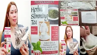 UNBOXING+TIKMAN NATIN|HERBAL SLIMMING TEA|PEPPERMINT FLAVOR#slimmingtea #viralvideo#analyntels