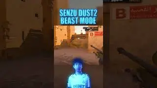SENZU TURNS INTO BEAST MODE ON DUST2! #cs2 #senzu #dust2 #highlights #faceit #beastmode