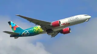 Central Airlines (YunExpress) 777F Inurgural Arrival & Departure at East Midlands Airport!