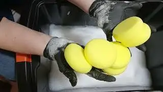 ASMR Endless Foam 🫧 | Big & Small Sponges Rinsed with Water 💦 LOTS of Foam