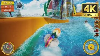 Rubberduck Wave Racer - Full Game Longplay, No Commentary [PS5 4K 2160p]