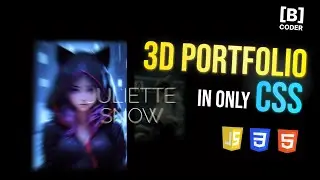 Build an Amazing 3D Developer Portfolio in CSS and Javascript.