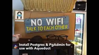 Install Postgres Database and PgAdmin for use with Aqueduct on macOS (Dart)
