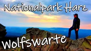 Wanderung zur Wolfswarte im Nationalpark Harz - Sonnenuntergang & Stempel 135 der Harzer Wandernadel