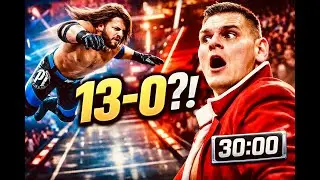 AJ Style SHOCKS Gunther! 30 - Minute Iron Man Match | WWE 2k25 (13-0 GOAT Classic
