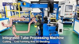 Integrated Tube Processing Machine For Cutting End Forming And 3D Bending