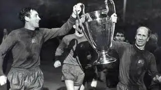 European Cup winning legends on the Rock
