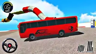Bus Racing Simulator : Ramp Stunt Simulator 3D - Mega Ramp Racing Impossible 2025 Mobile Gameplay #1