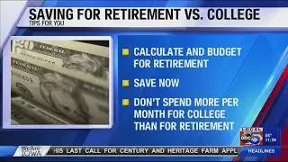 Should I save for retirement or my kids college?