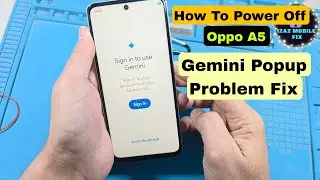 How to Power Off Oppo A5 Gemini Popup Problem Fix  2026