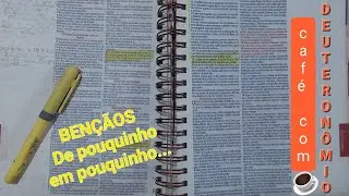 café com Deuteronômio 7.22 - Por que Deus não nos dá as Benção todas de uma só vez? 