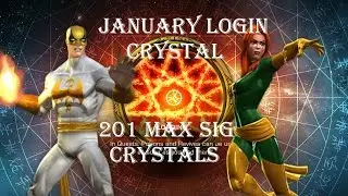 Login and Max Sig Crystals - MCOC