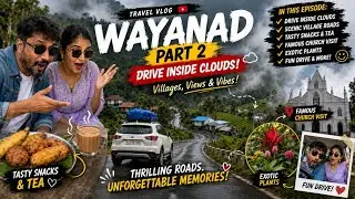 🌾Wayanad Part-2🌦|🌱மேகங்கள் நடுவே Scenic Drive🚗😋Tasty Food🍲|🤍#vlog#explore #travel #trending #foryou 