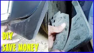 Renault Kwid Mud Flaps DIY Repair - Easy Trick and Save Money