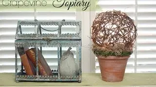 Grapevine Ball Lighted Topiary