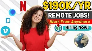 Top 5 Remote Jobs Hiring Now | Work From Home or Anywhere You Are!