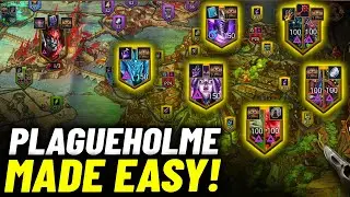 How to Beat ALL PLAGUEHOLME BOSSES As F2P! (Teams & Builds) - Raid Shadow Legends Cursed City Guide