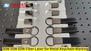60W JPT Mopa M7 Laser Marking Machine for Metal Pen keychain Marking