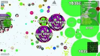 AGAR.IO SERVER TAKEOVER WITH BOTS #1149 || OP-BOTS.COM
