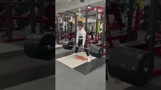 6 plate deadlift single #deadlift #powerlifting #gym #gymmotivation