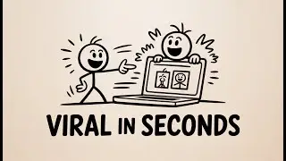 Make VIRAL Stick Figure Animation Videos in SECONDS Using Canva Step by Step For Beginners
